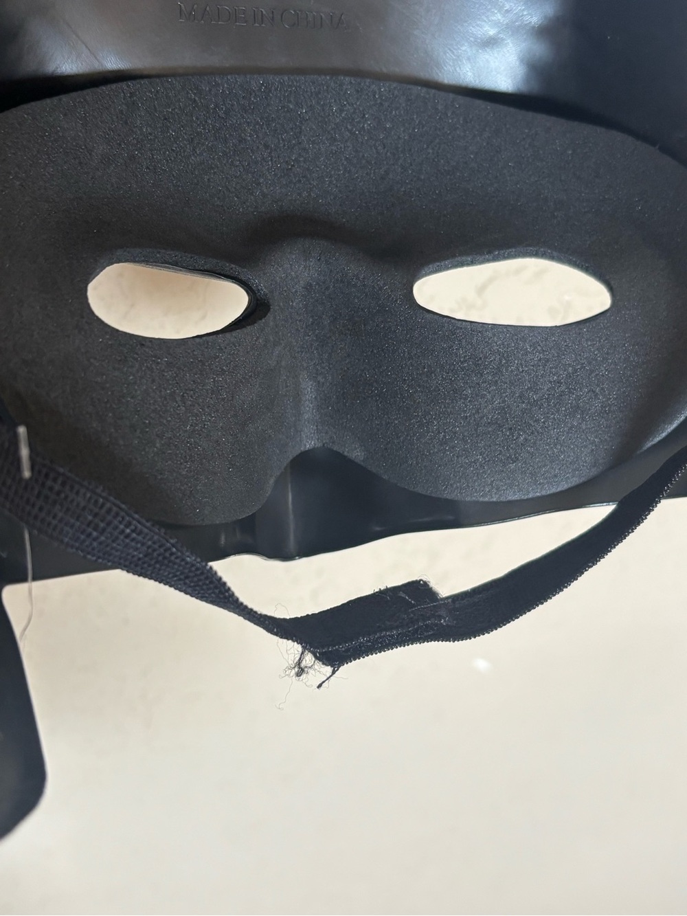 Adult Halloween Batman Black Half-Face Superhero Mask - Picture 4 of 6